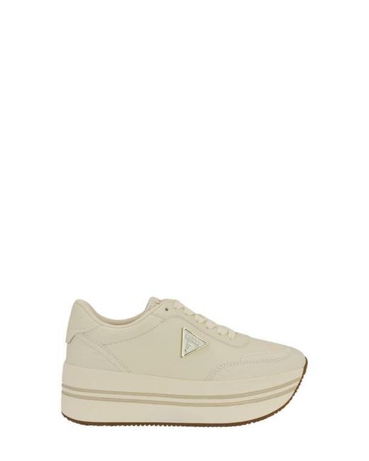 Guess White Carson Sneaker