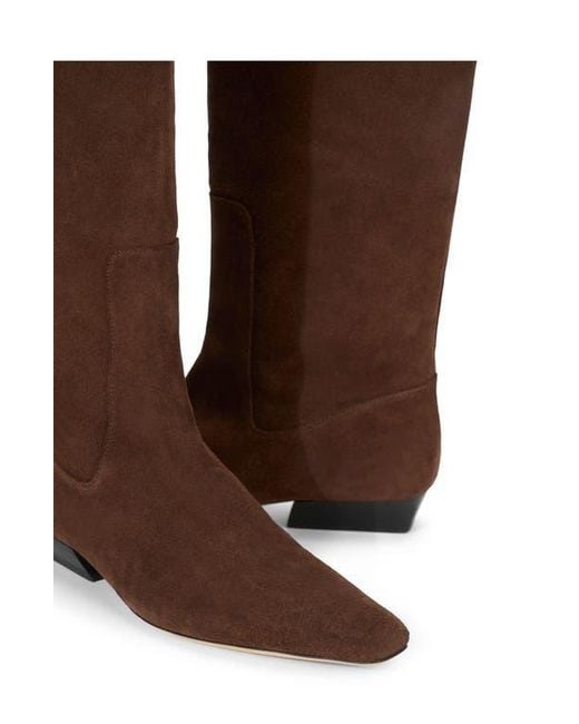 Staud Brown Wally Flat Knee High Boot