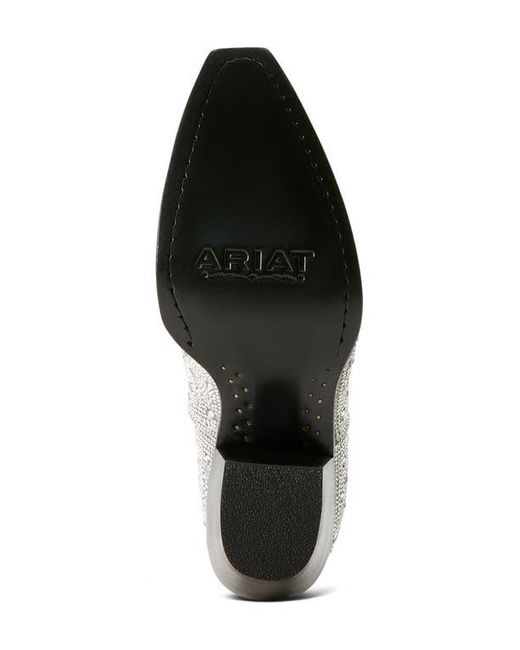 Ariat White Dixon Glitz Western Boot