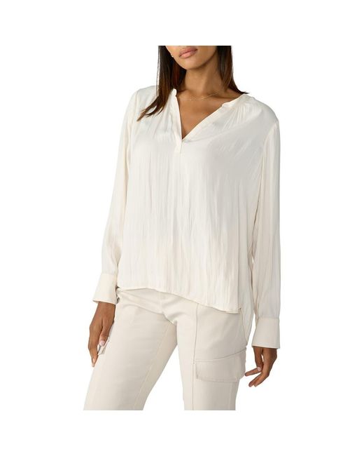 Sanctuary White Lizzie Sateen Tunic Top