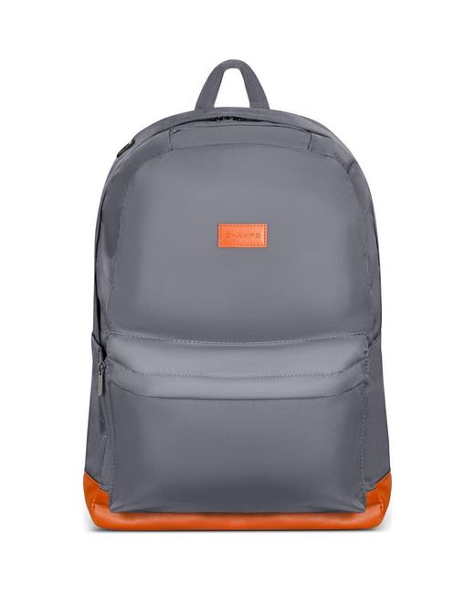 CHAMPS Gray Water Resistant Nylon Backpack for men