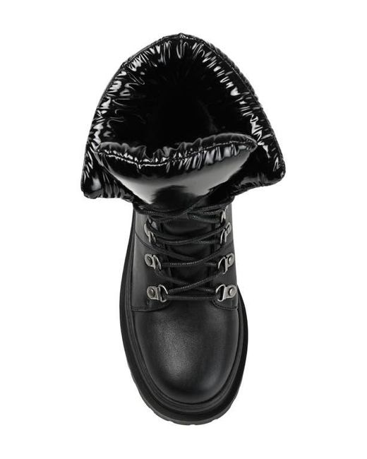 Journee Collection Black Irrah Lug Sole Boot
