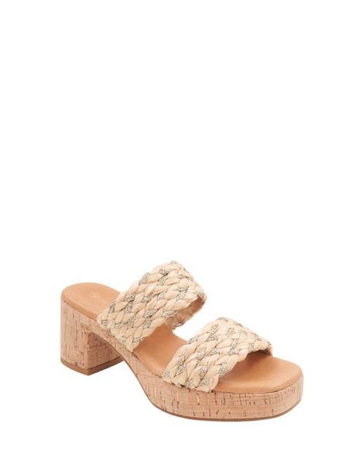 Andre Assous Pink Cairo Platform Sandal