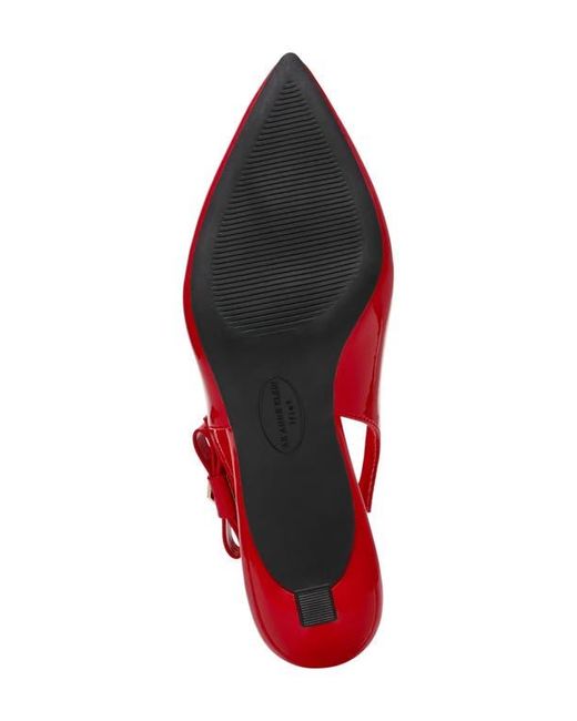 Anne Klein Red Ibbey Slingback Pump
