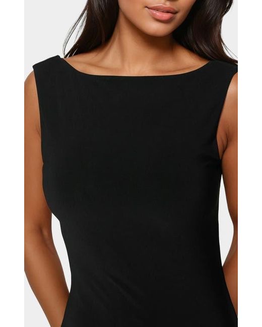 Bebe Black Open Back Minidress