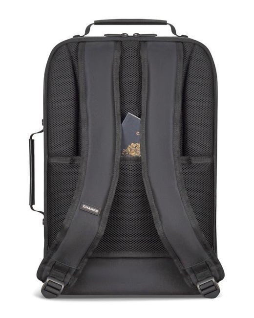CHAMPS Gray Waterproof Nylon Backpack for men