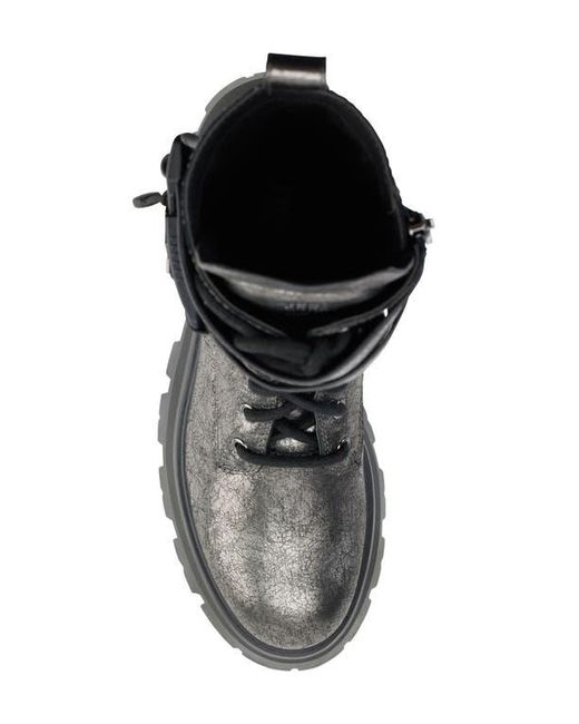 DKNY Gray Sava Combat Boot