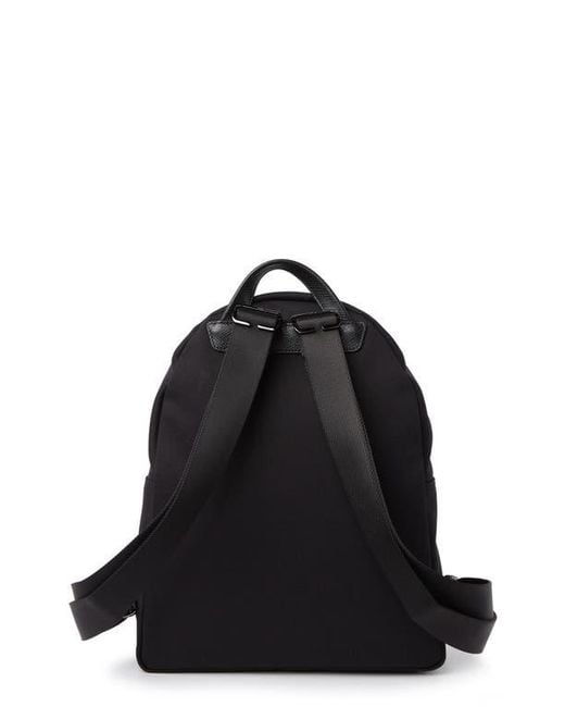 Longchamp Black Stamp Backpack
