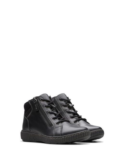 Clarks Black Caroline Park Side Zip Boot