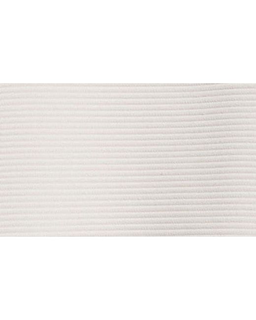 Zella White Kickback Ottoman Half Zip Pullover