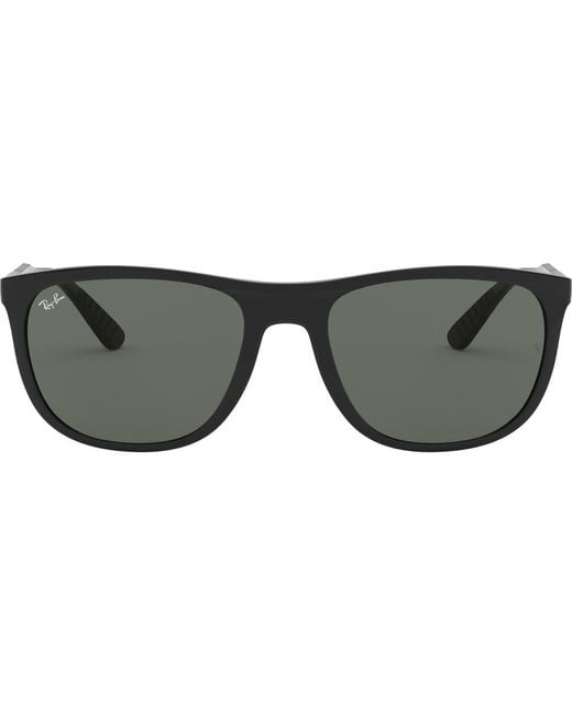 Ray-Ban Gray 58Mm Square Sunglasses for men