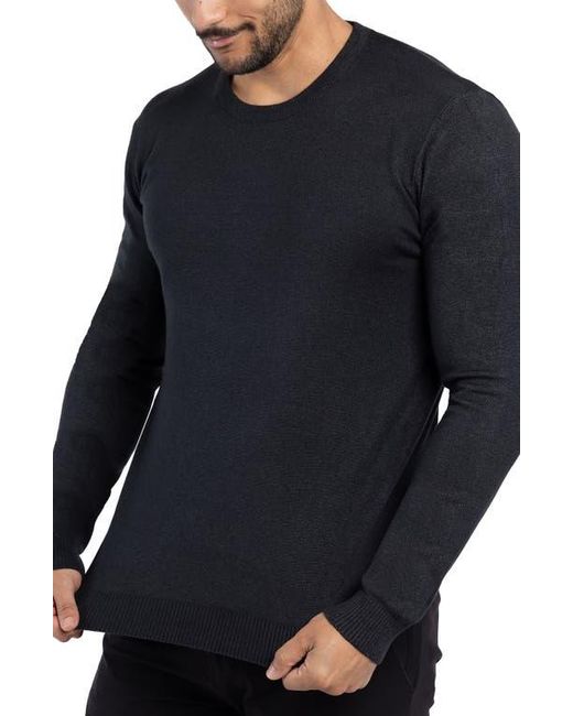 Xray Jeans Black Crewneck Knit Pullover Sweater for men