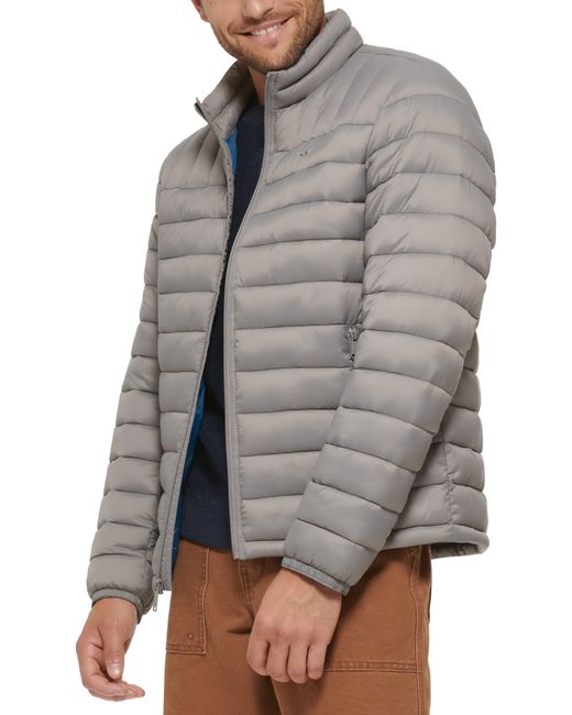 Dockers Gray Puffer Jacket for men