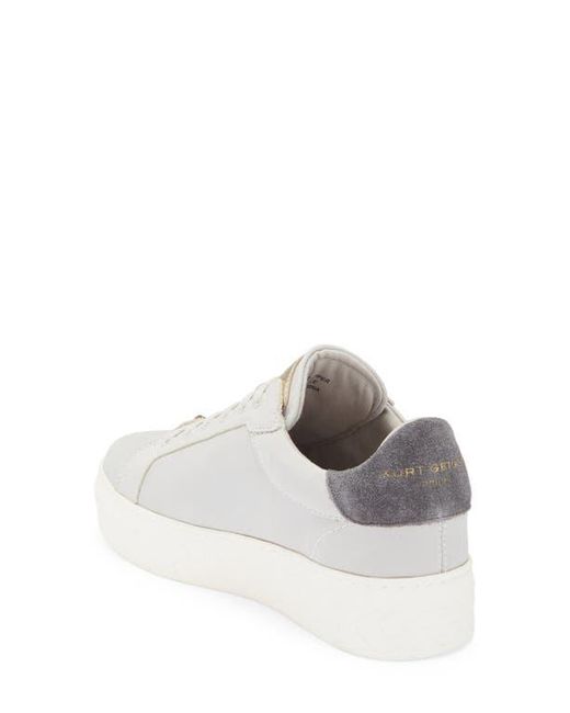 Kurt Geiger White Kensington Platform Sneaker