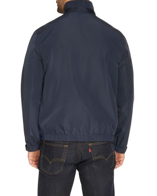 Cole Haan Blue Packable Rain Jacket for men
