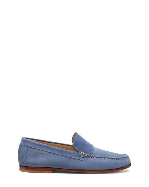 Stuart Weitzman Blue Brady Penny Loafer for men