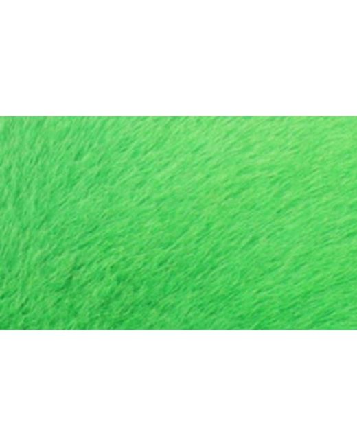 Givenchy Green Square Toe Spike Heel Genuine Calf Hair Pump
