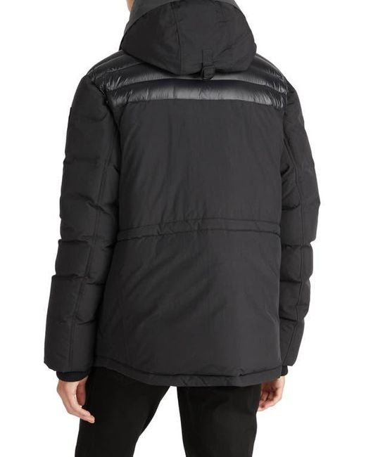 Pajar Black Mikkel Water Repellent Mixed Media 550 Fill Power Down Jacket for men