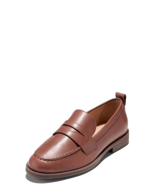 Cole Haan Brown Stassi Penny Loafer