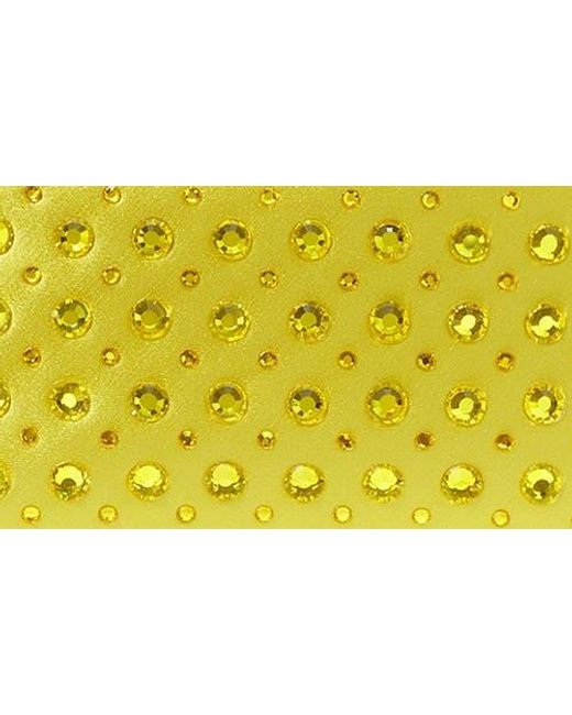 Kate Spade Yellow Sam Icon Crystal Embellished Crossbody Bag