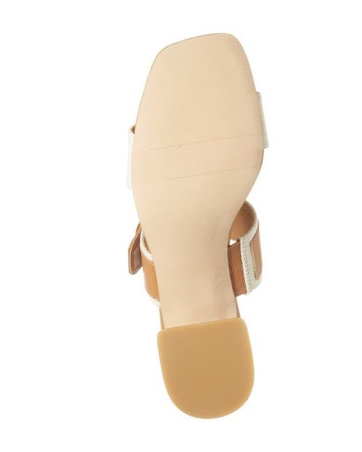 Nordstrom Rack Brown Blake Heeled Slide Sandal
