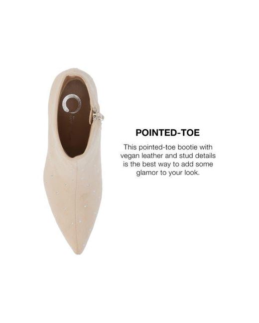 Journee Collection Natural Rossia Kitten Heel Bootie