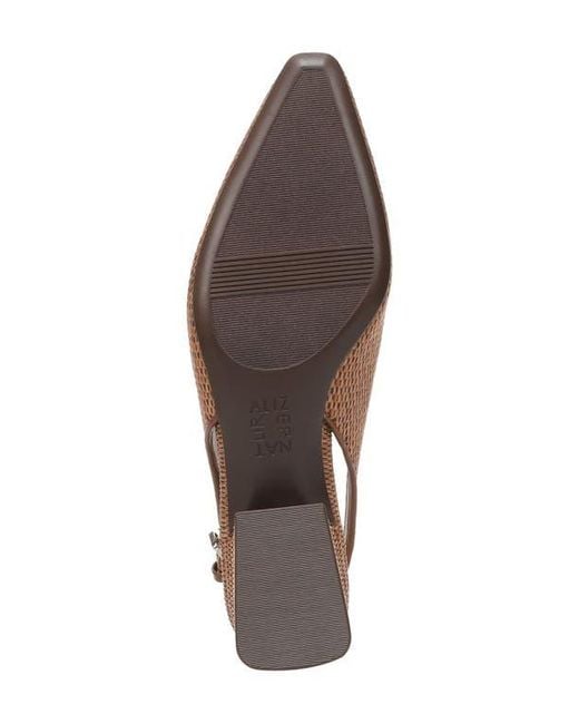 Naturalizer Brown Ginger Slingback Pump