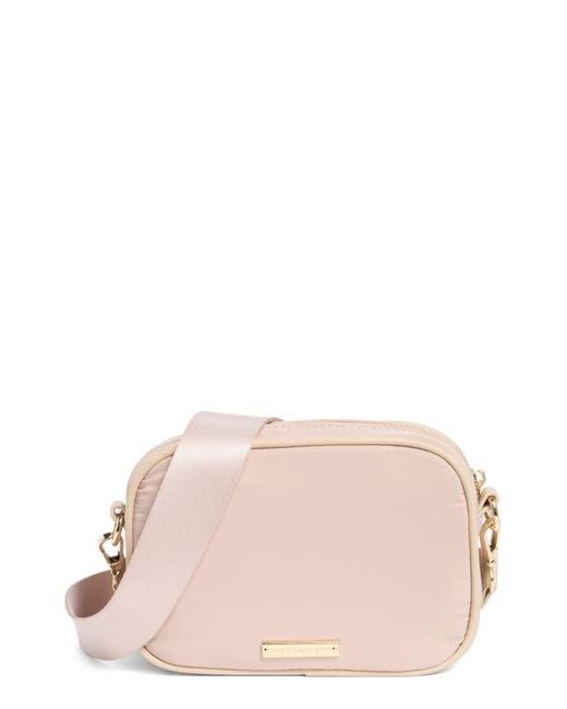 Madden Girl Pink Nylon Camera Bag