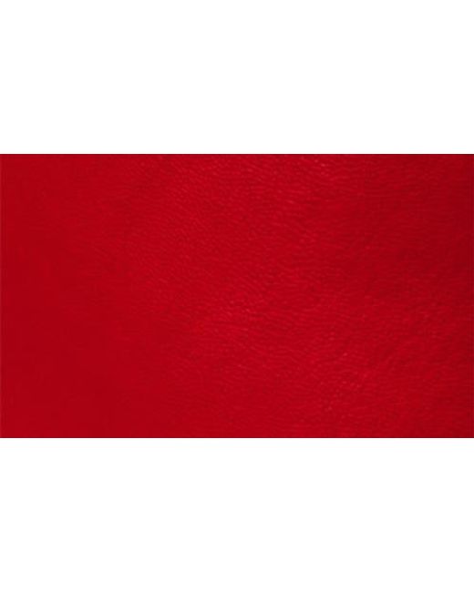 Ninety Union Red Mona Square Toe Wedge Boot
