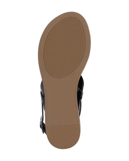 Journee Collection Black Lavine Slingback Sandal