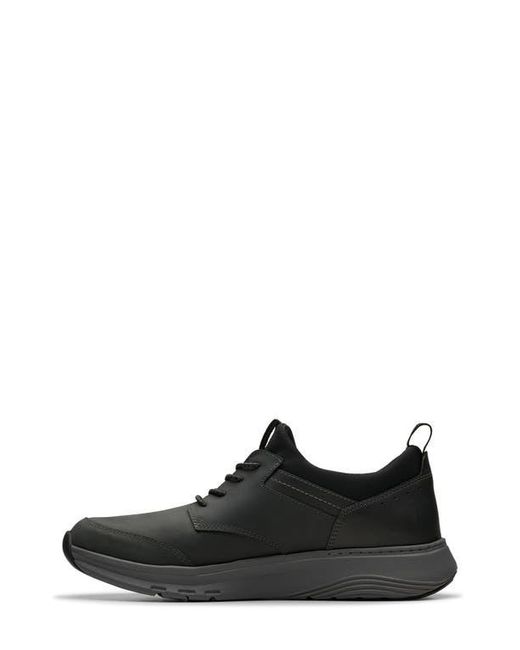 Clarks Black Motion Trek Ez Slip-On Sneaker for men