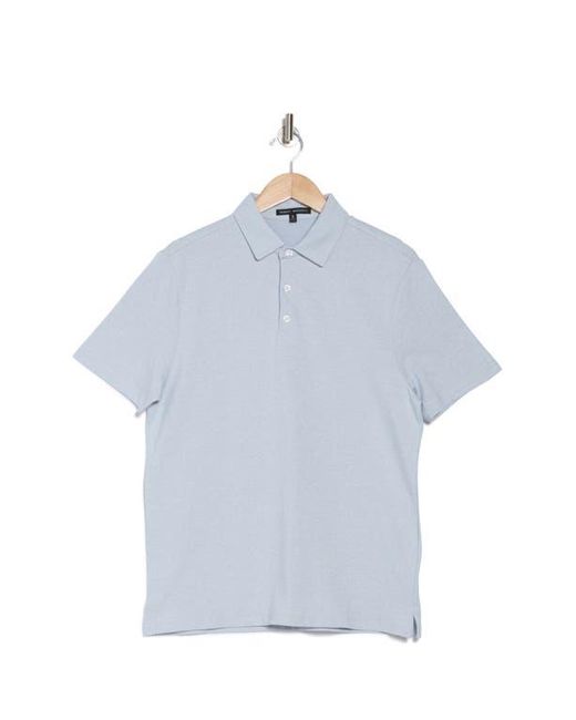 Robert Barakett Blue Garrow Regular Fit Cotton Blend Polo for men