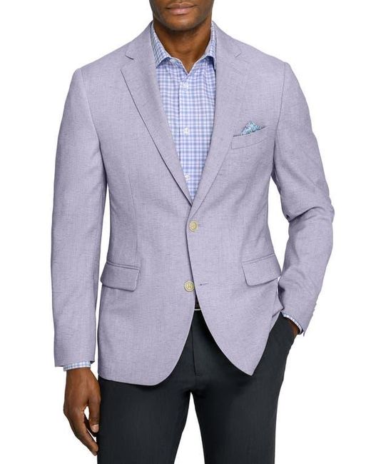 Con.struct Purple Solid Lino Sport Coat for men