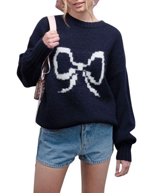 Blu Pepper Blue Bow Sweater