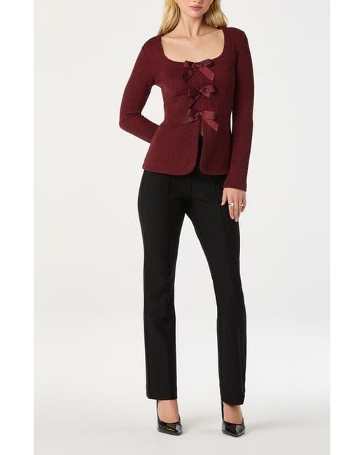 Astr Black Pintuck Pants