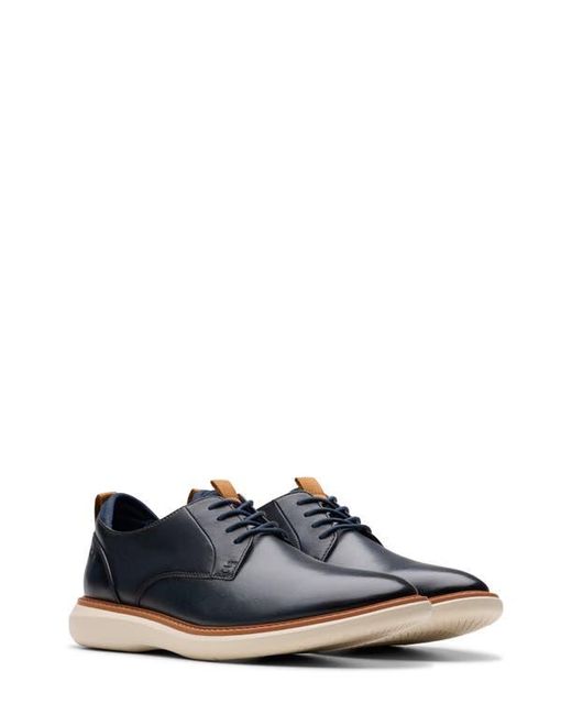 Clarks Blue Brantin Plain Toe Derby for men