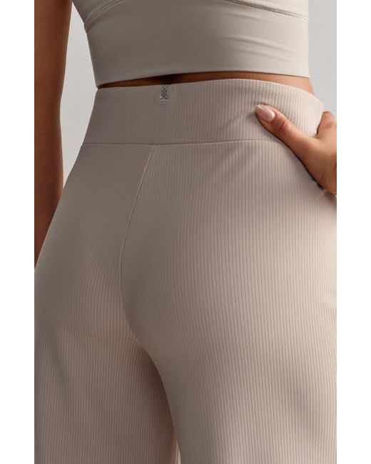 Rhone Natural Ripple Wide Leg Sweatpants
