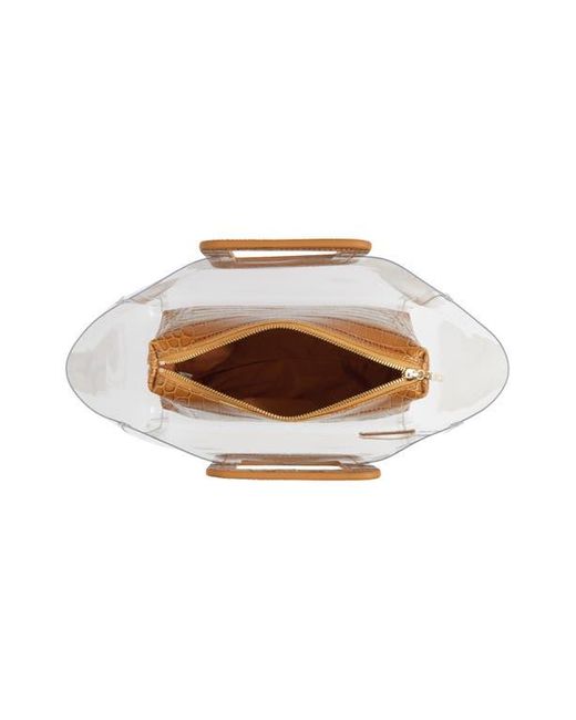 Staud Brown Shirley Transparent Tote