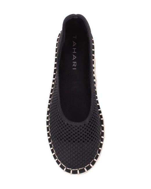 Tahari Blue Juniper Espadrille Ballet Flat
