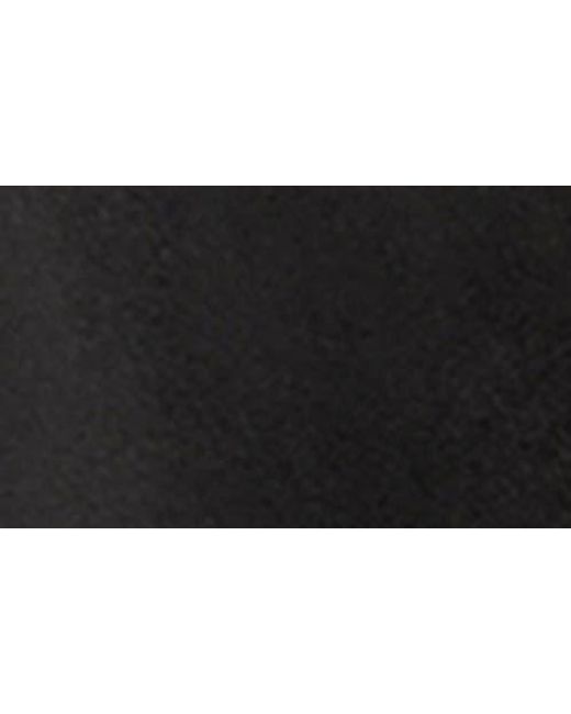 AllSaints Black Stride Funnel Neck Genuine Shearling Coat for men