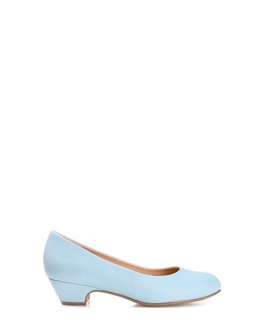 Journee Collection Blue Saar Wide-Width Pump