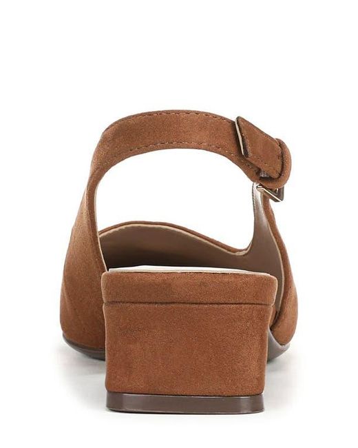 Naturalizer Brown Ginger Slingback Pump