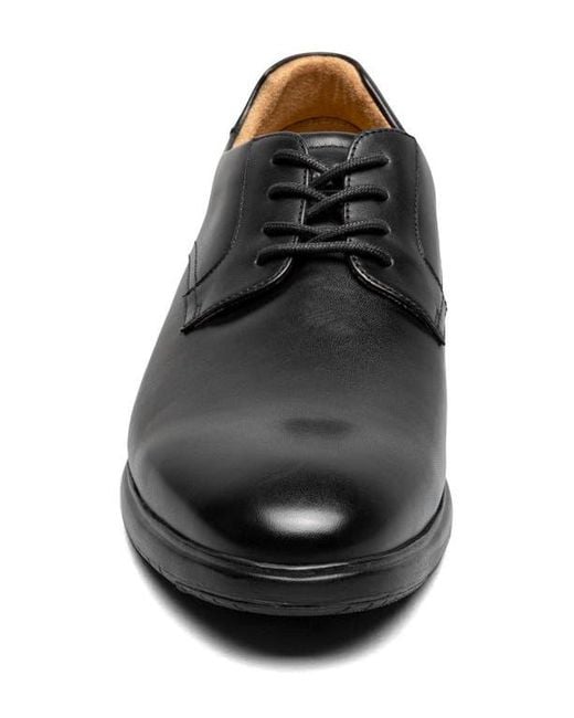 Florsheim Black Cosimo Plain Toe Oxford for men