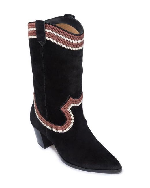 Bernardo Black Fremont Western Boot