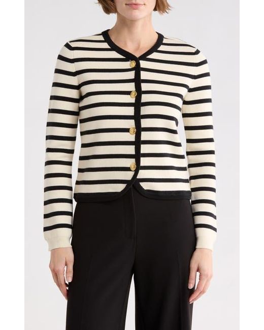 Rag & Bone Black Dee Stripe Cardigan