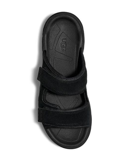 Ugg Black Captrail Slide Sandal
