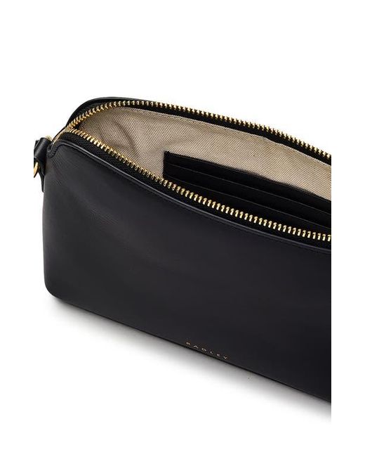 Radley Black Bow Street Top Zip Crossbody Bag