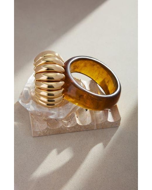 st. Moran Metallic Lucite Bangle