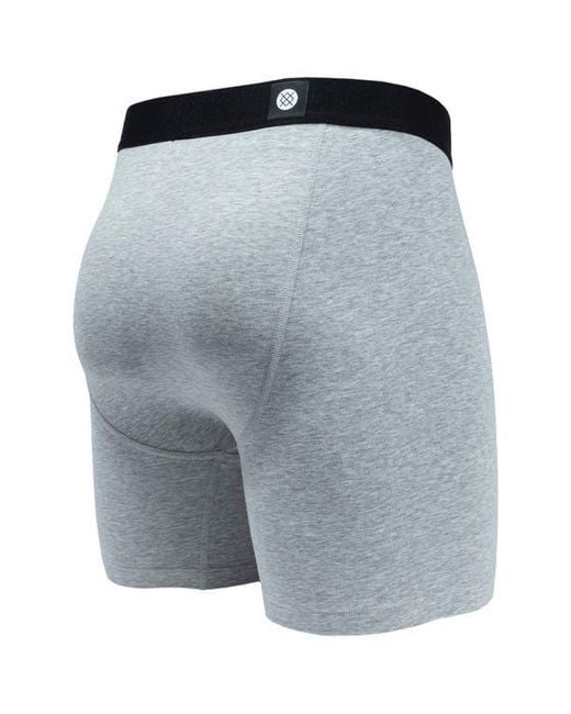 Stance Gray Standard Solid Boxer Briefs for men