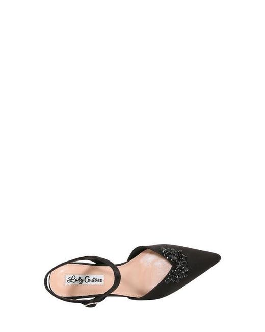 Lady Couture Black Classy Pointed Toe Pump